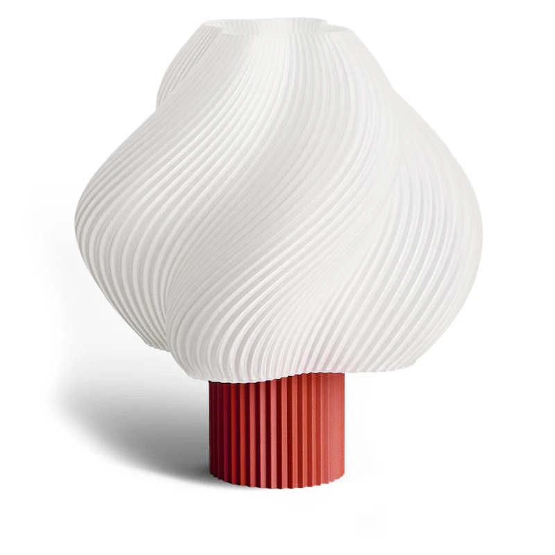Soft serve lamp Portable Bordlampe, Rhubarb