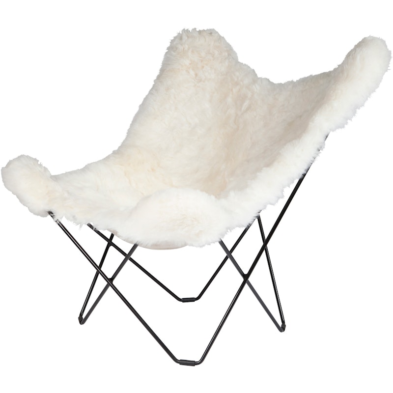Iceland Mariposa BF Stol, Shorn Hvid/Sort