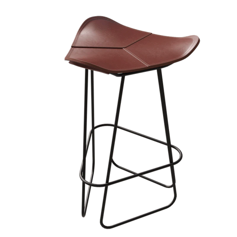 Pampa Barstol 65 cm, Sort / Eg