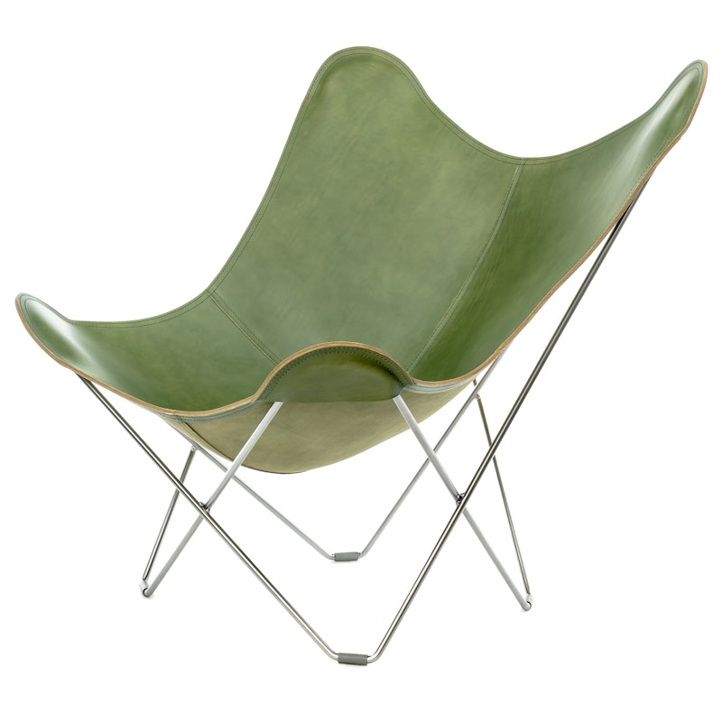 Pampa Mariposa Stol, Chrome/ Grass Green