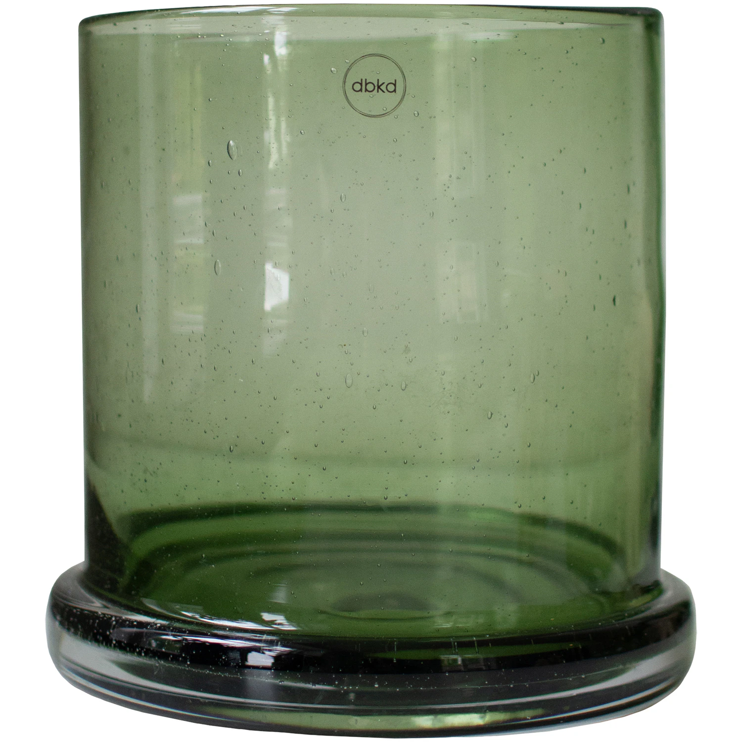 Dbkd Bubble Lysestage &Oslash;20 Cm - Lysestager Glas Gr&oslash;n - 20240303GR