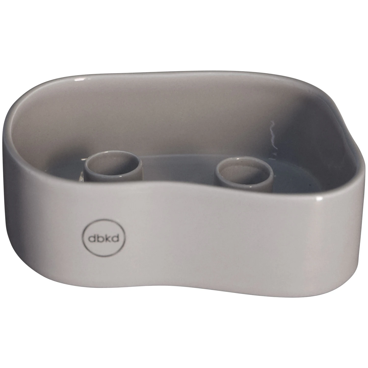 Dbkd Fill Me Up Lysestage 12x15 Cm Small - Fyrfadsstager Keramik Shiny Mole - 202071m