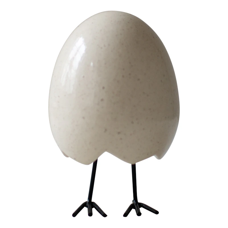 Happy Feet Påskedekoration 12 cm, Vanilje