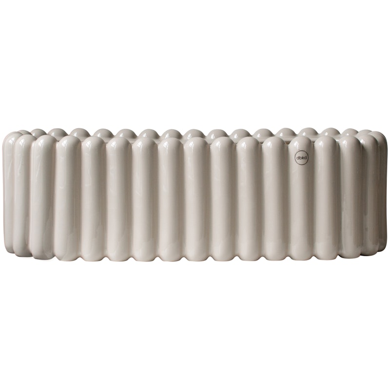 Mist Oval Krukke XL, Muldvarpefarvet