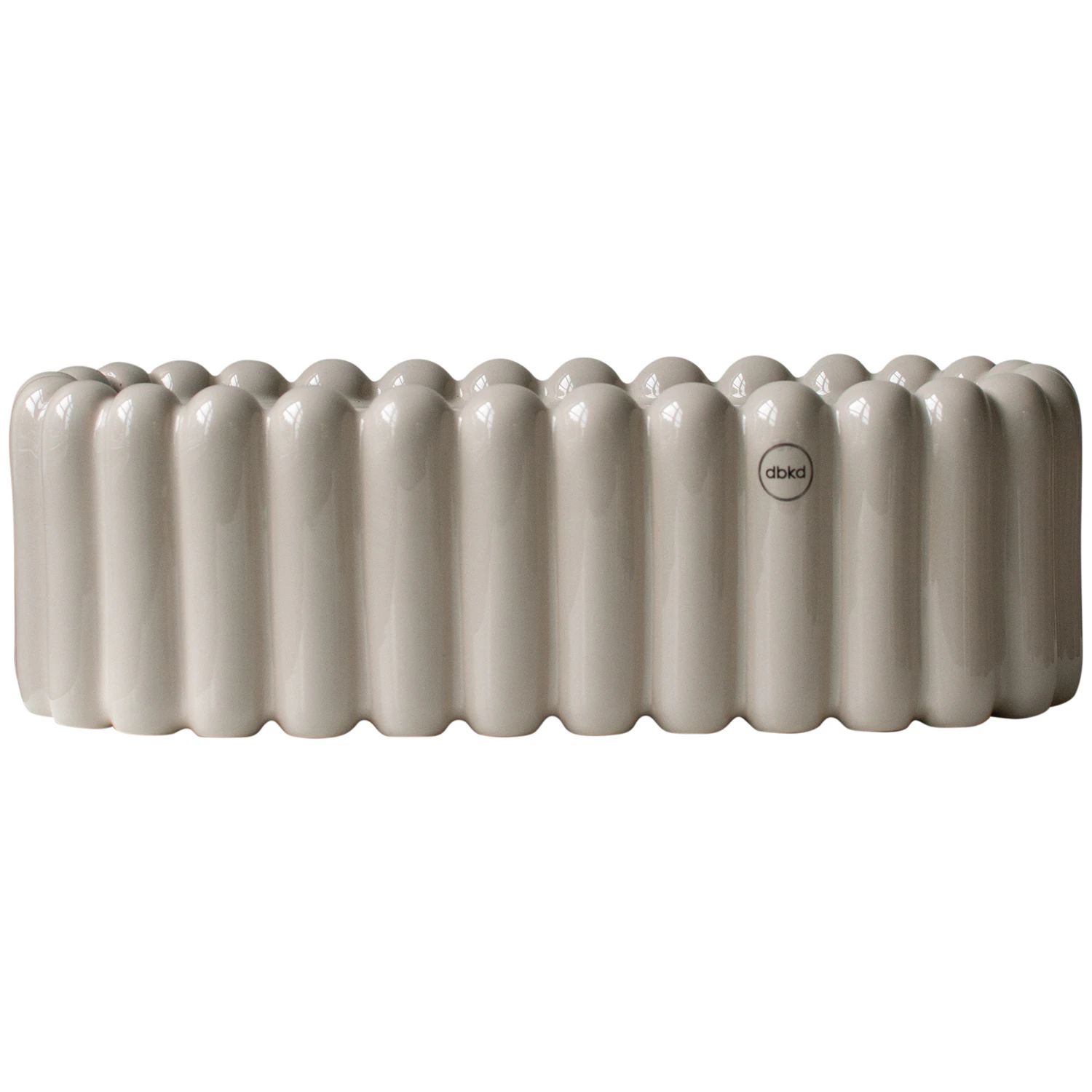 Dbkd Mist Oval Krukke Lille Muldvarpefarvet - Krukker Keramik Mole - 2019005SM