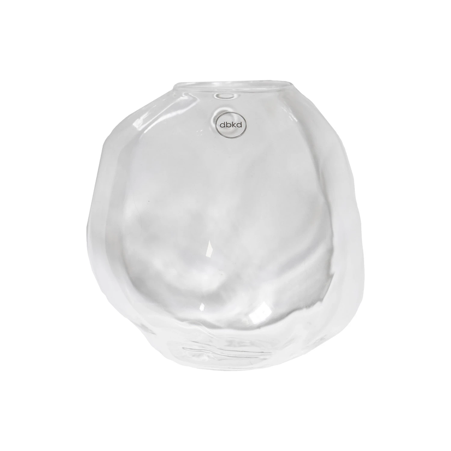 Dbkd Pebble V&aelig;gmonteret Vase Gennemsigtig Small - Vaser Glas Klar - FDG1510