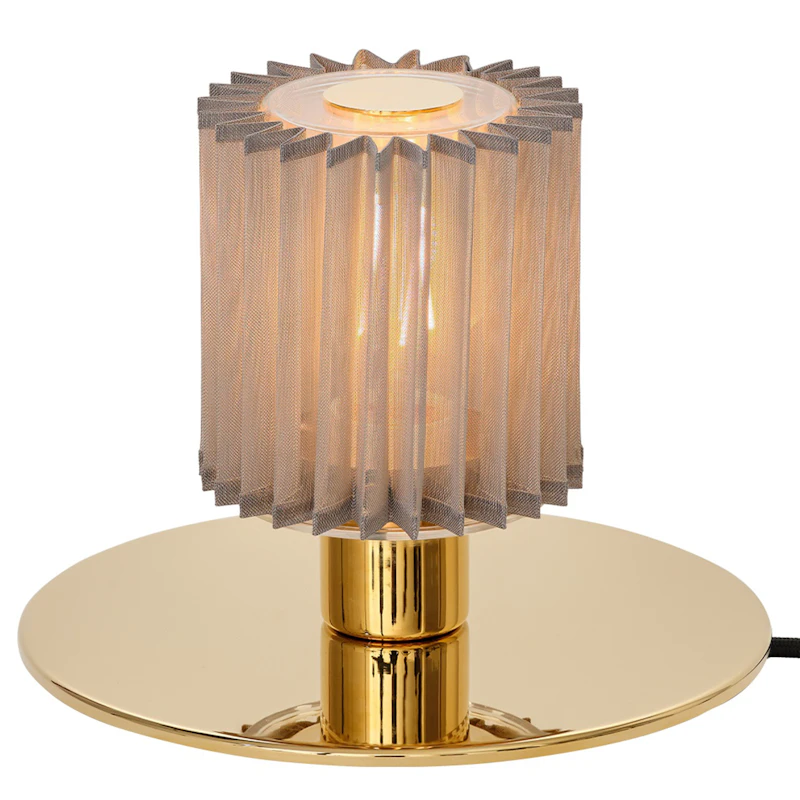 In the Sun 220 Bordlampe, Guld / Sølvagtig Mesh