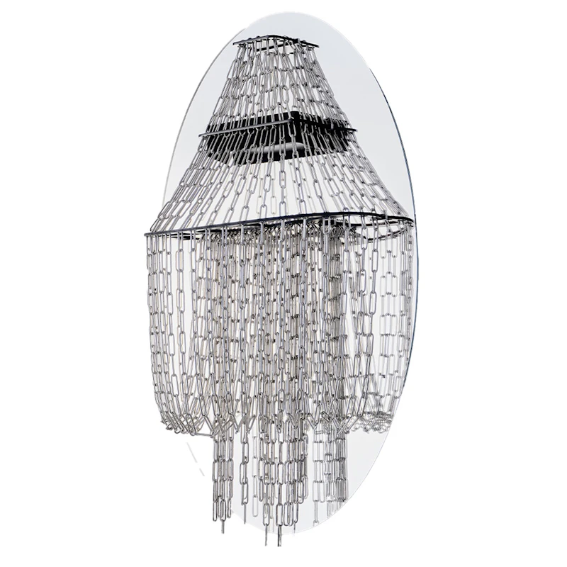 La Lampe C Væglampe, Rustfrit Stål