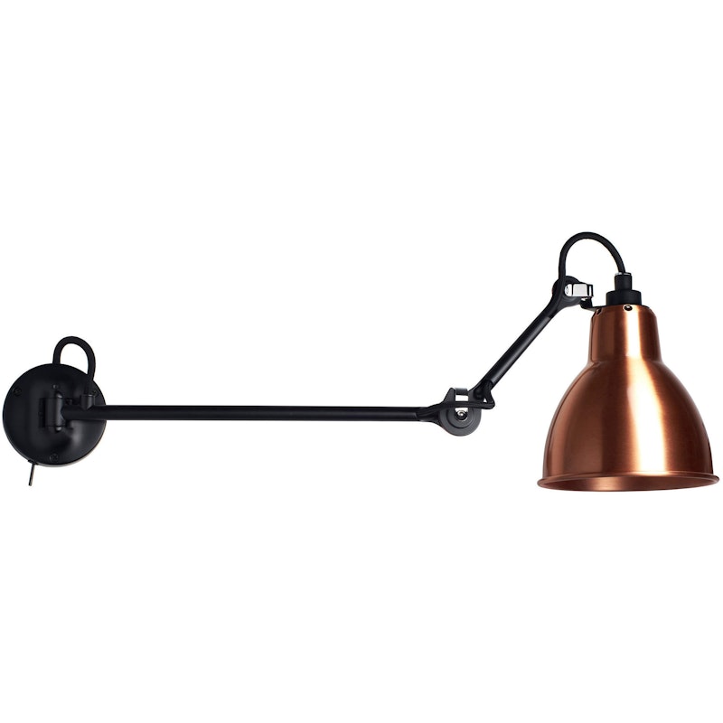 Lampe Gras N°204 L40 SW Væglampe, Kobber