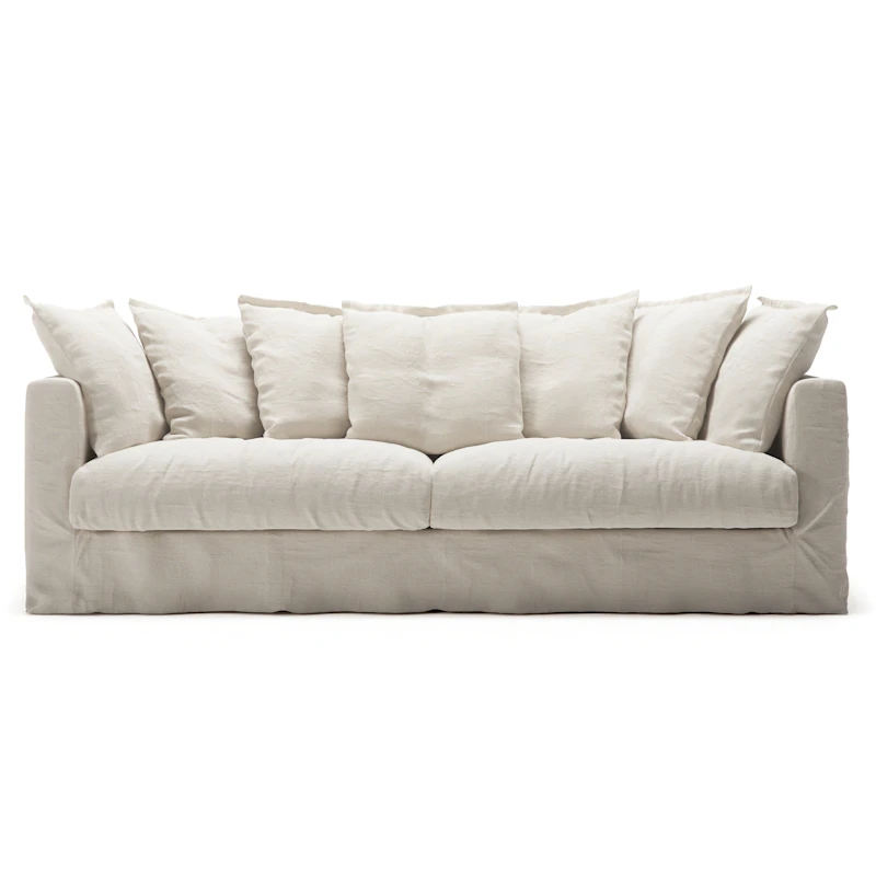Betræk Til Le Grand Air 3-personers Sofa Hør, Creamy White