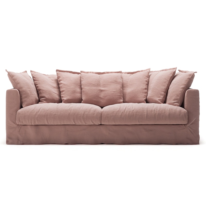 Betræk Til Le Grand Air 3-personers Sofa Hør, Tender Blush