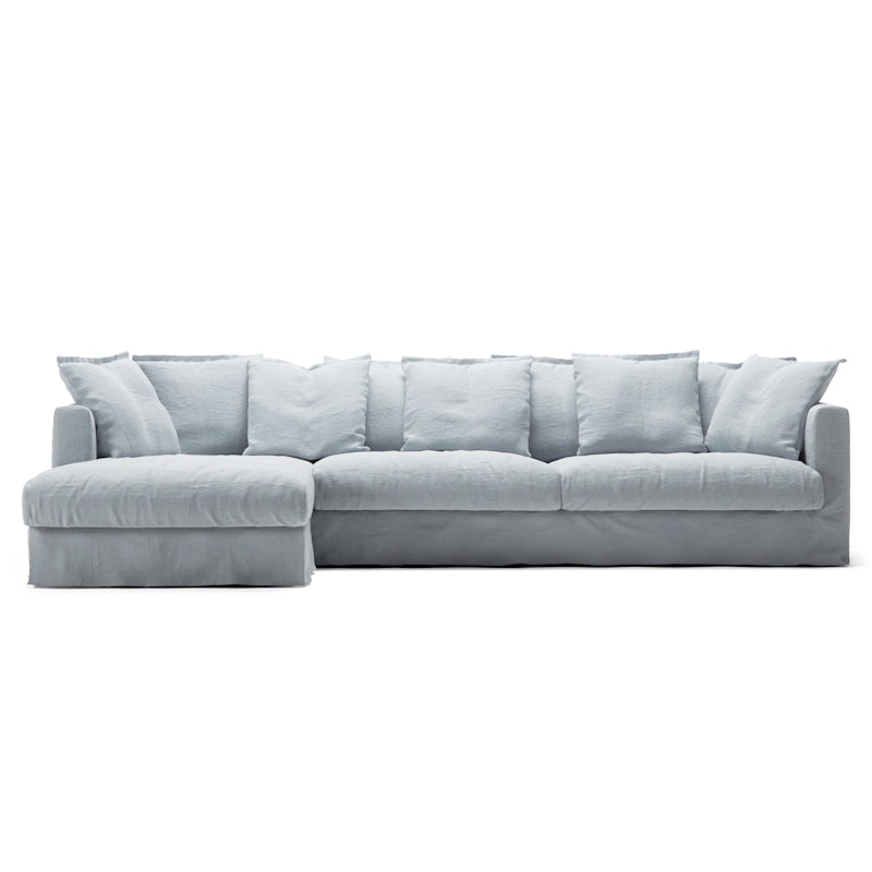 Betræk Til Le Grand Air 3-personers Sofa Hør, Nordic Sky