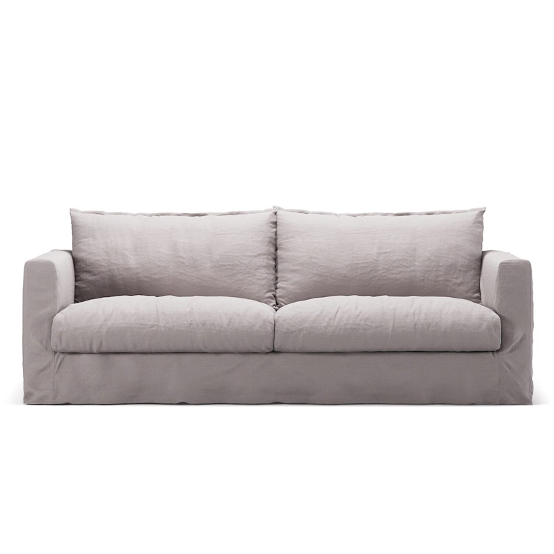 Betræk Til Le Grand Air Nou 3-personers Sofa Hør, Misty Grey