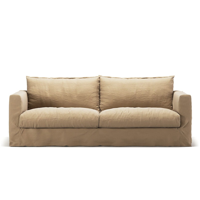 Betræk Til Le Grand Air Nou 3-personers Sofa Hør, Desert Sand