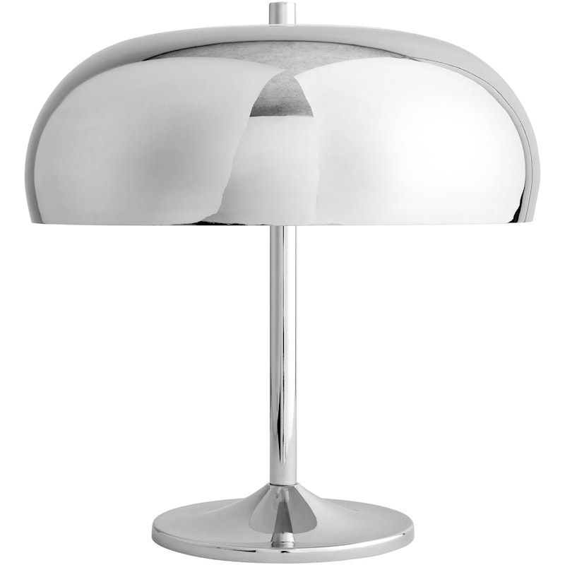 Deco Disco Bordlampe, Krom