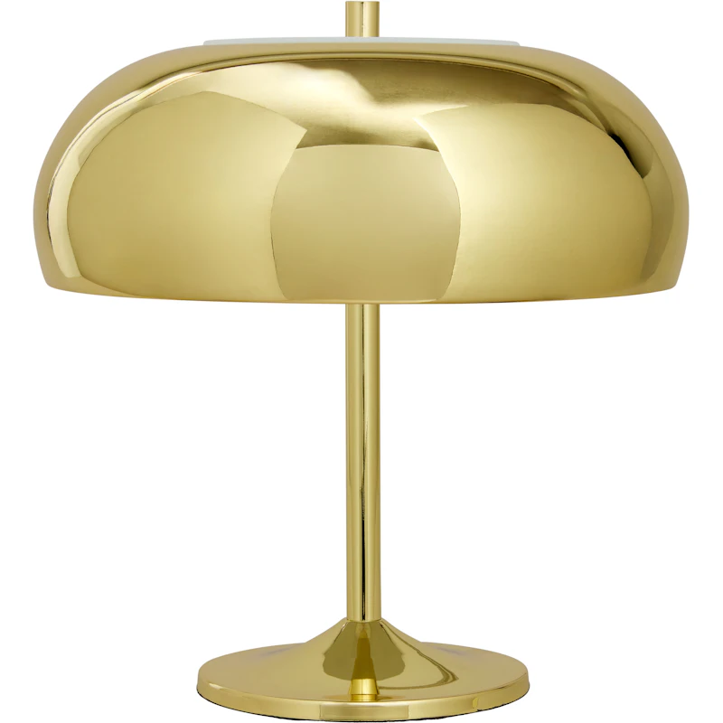 Deco Disco Bordlampe, Messing