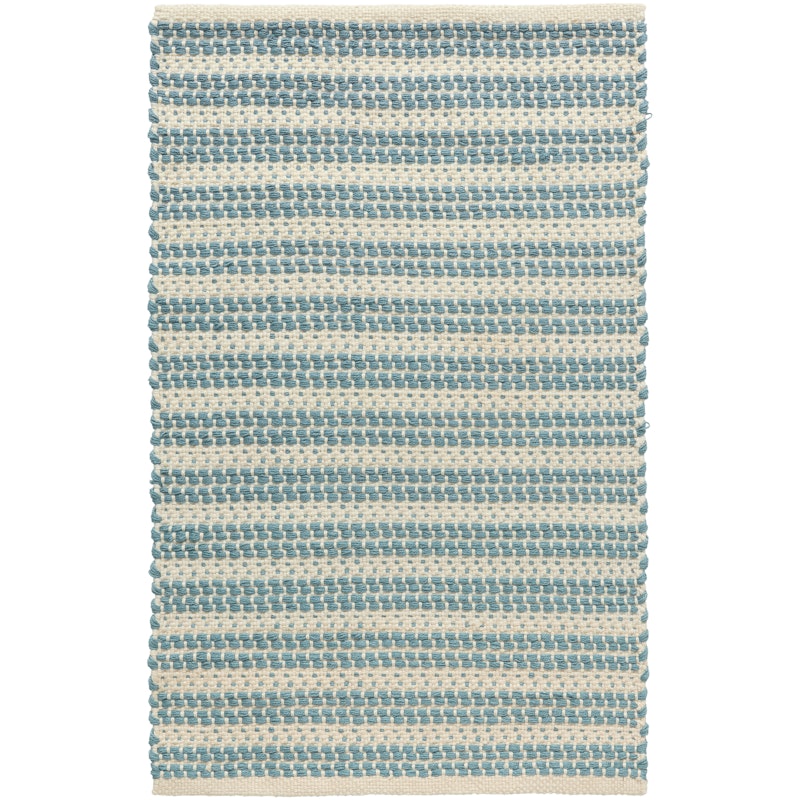 Dune Tæppe Genanvendt PET 60x90 cm, Dusty Blue / Off-white