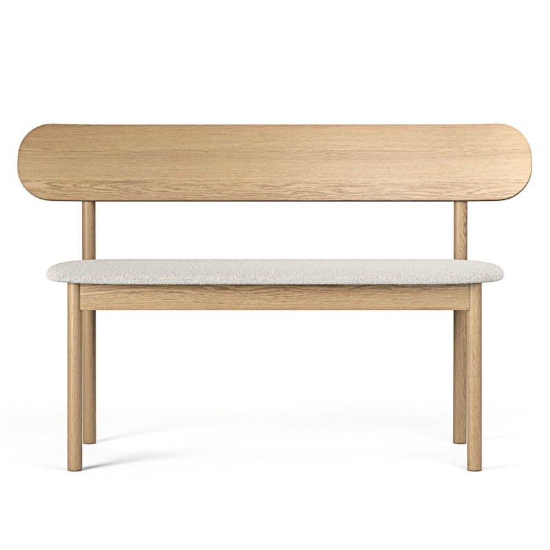 Elephant Bænk Oak / White Boucle
