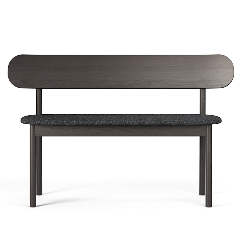 Elephant Bænk Smoked Oak / Anthracite Boucle