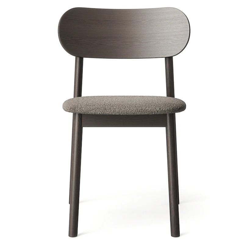 Elephant Stol, Mørkt Egetræ / Brunt Bouclé