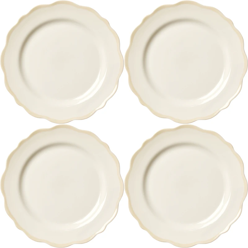 Fleur Sidetallerken 21 cm 4-pak, Sand
