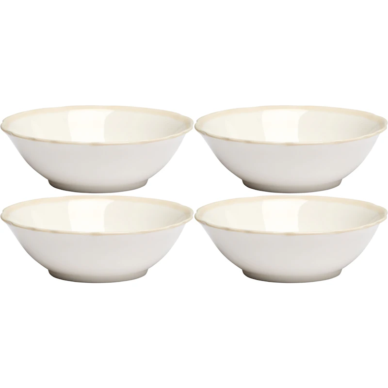 Fleur Skål 15 cm 4-pak, Sand