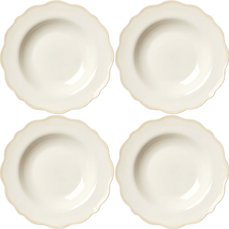 Fleur Skål 23 cm 4-pak, Sand