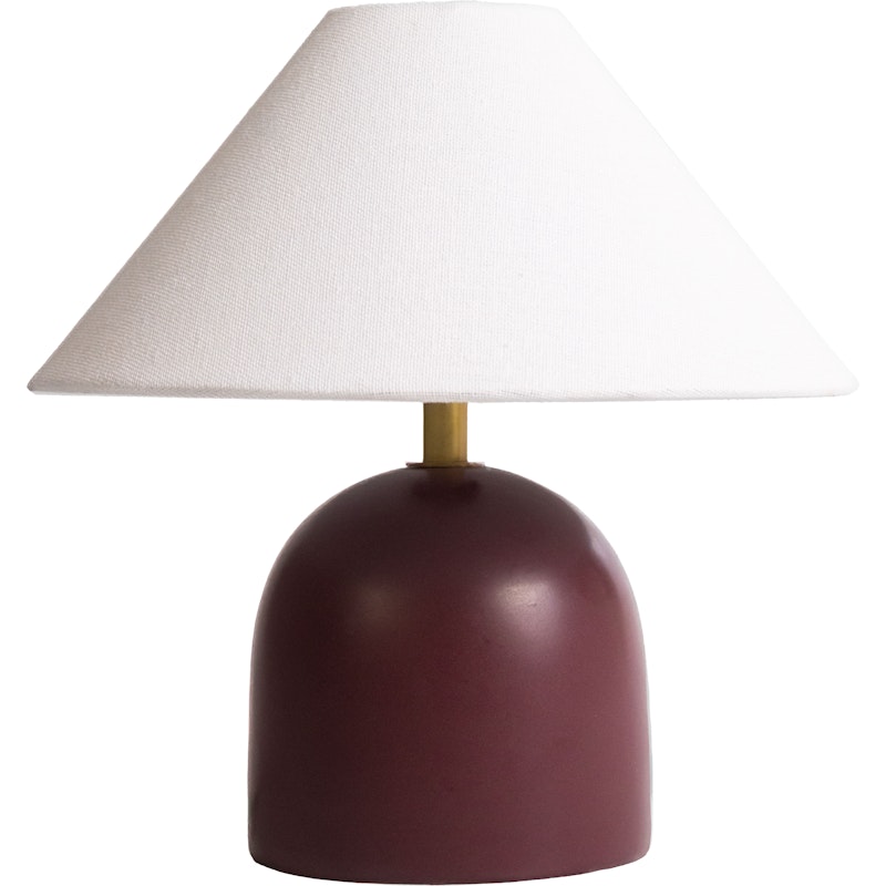 Flora Bordlampe 25 cm, Bourgogne