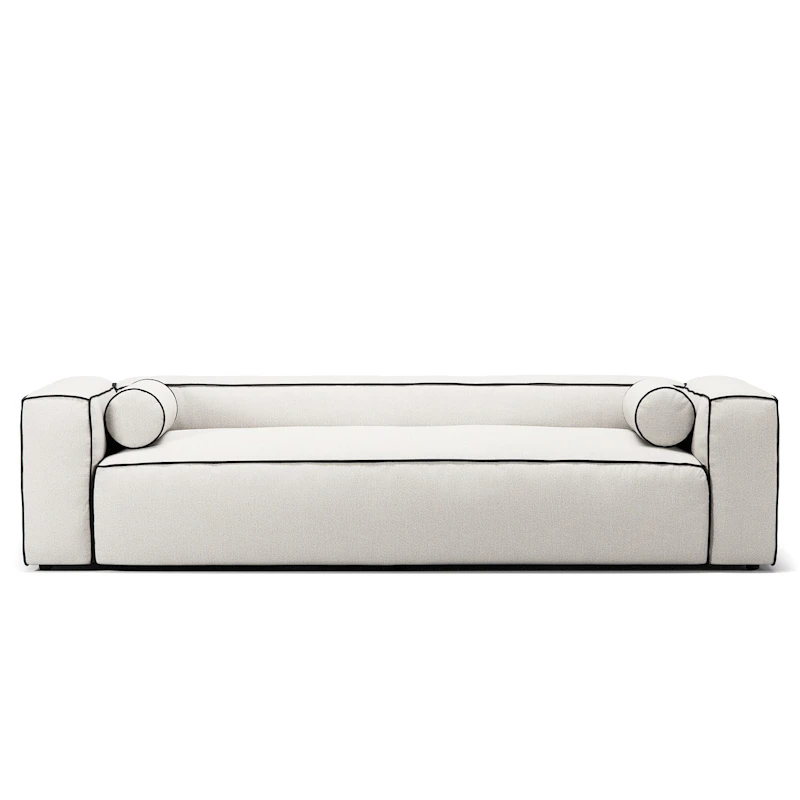 Grand Hue 3-Personers Sofa, Steam White / Mine Graphite