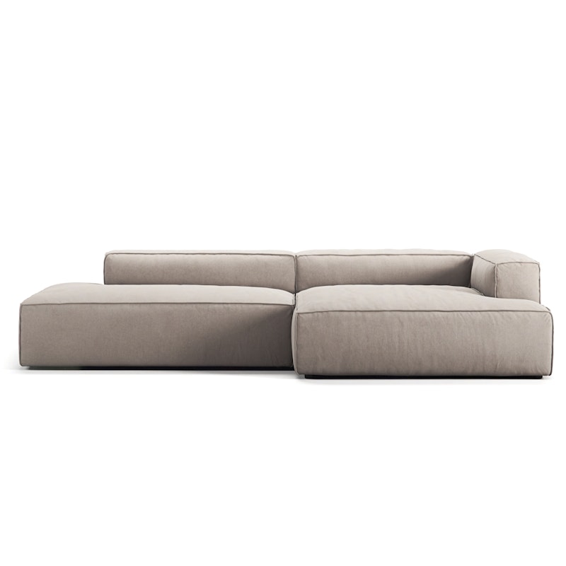 Grand 2,5-Personers Sofa åben ende Venstre, Sandshell Beige