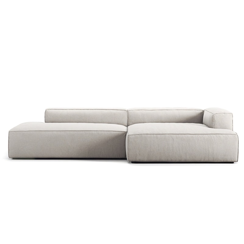 Grand 2,5-Personers Sofa åben ende Venstre, Moon White