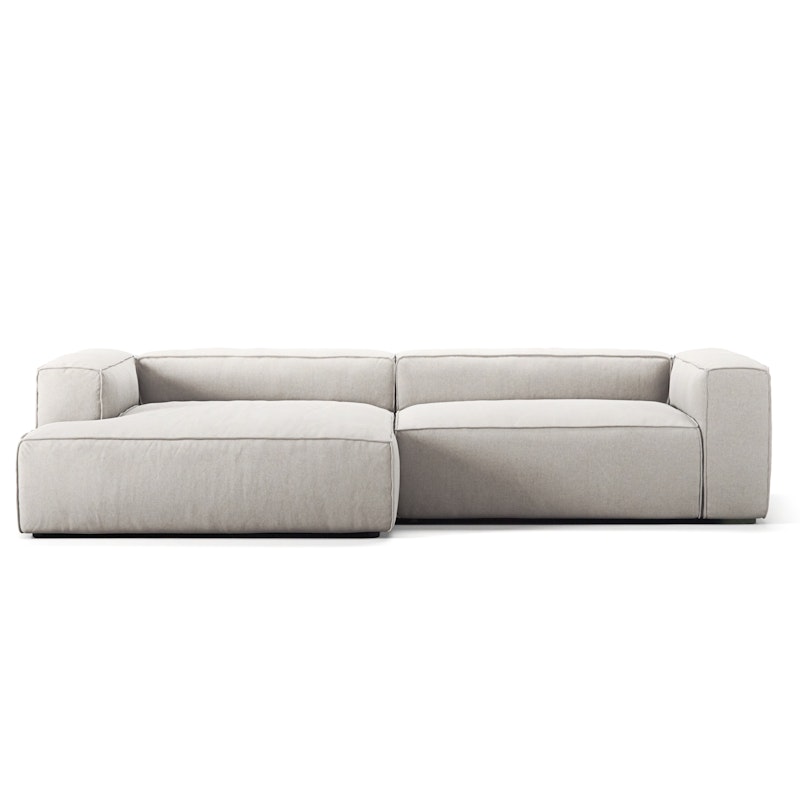 Grand 3-Personers Sofa chaiselong Venstre, Moon White