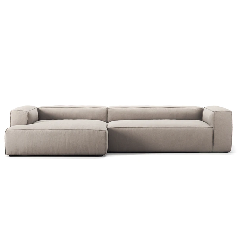 Grand 4-Personers Sofa chaiselong Venstre, Sandshell Beige