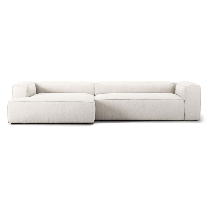 Grand 4-Personers Sofa chaiselong Venstre, Steam White