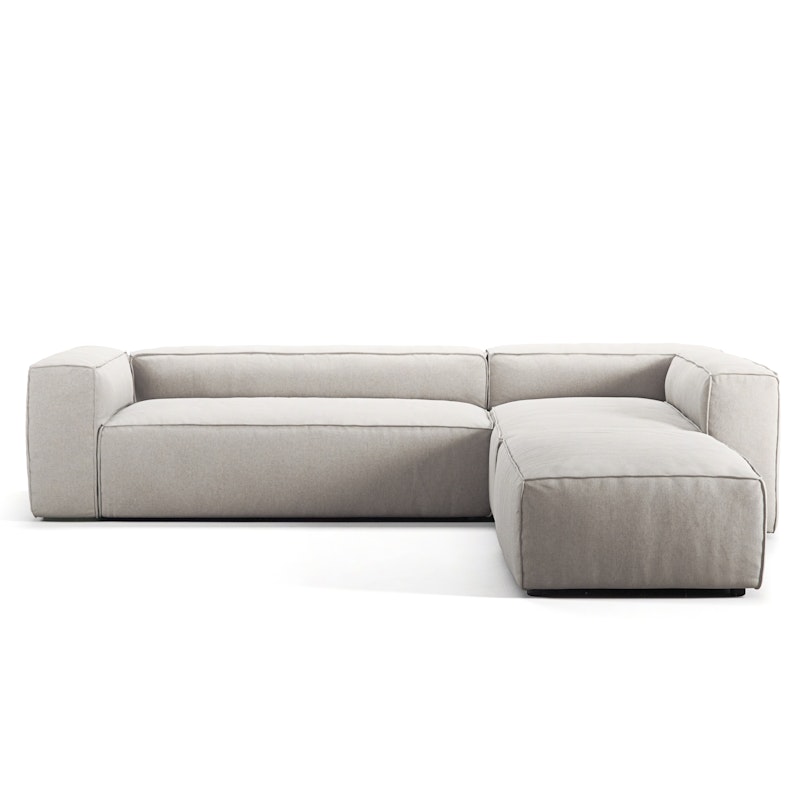 Grand 4-Personers Sofa Divan Højre åbent endestykke, Moon White
