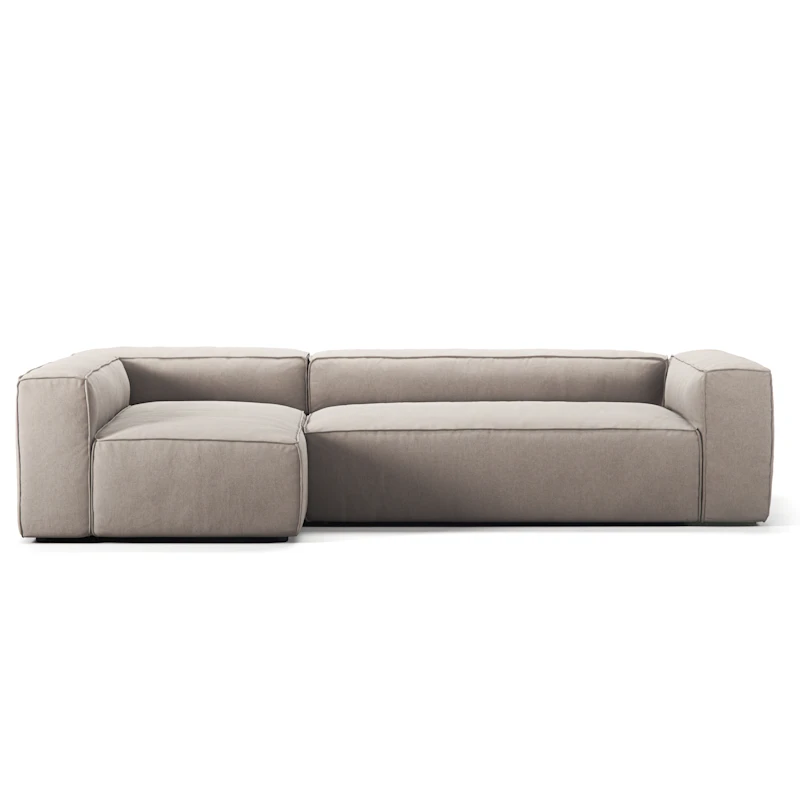 Grand 4-Personers Sofa Divan Venstre, Sandshell Beige