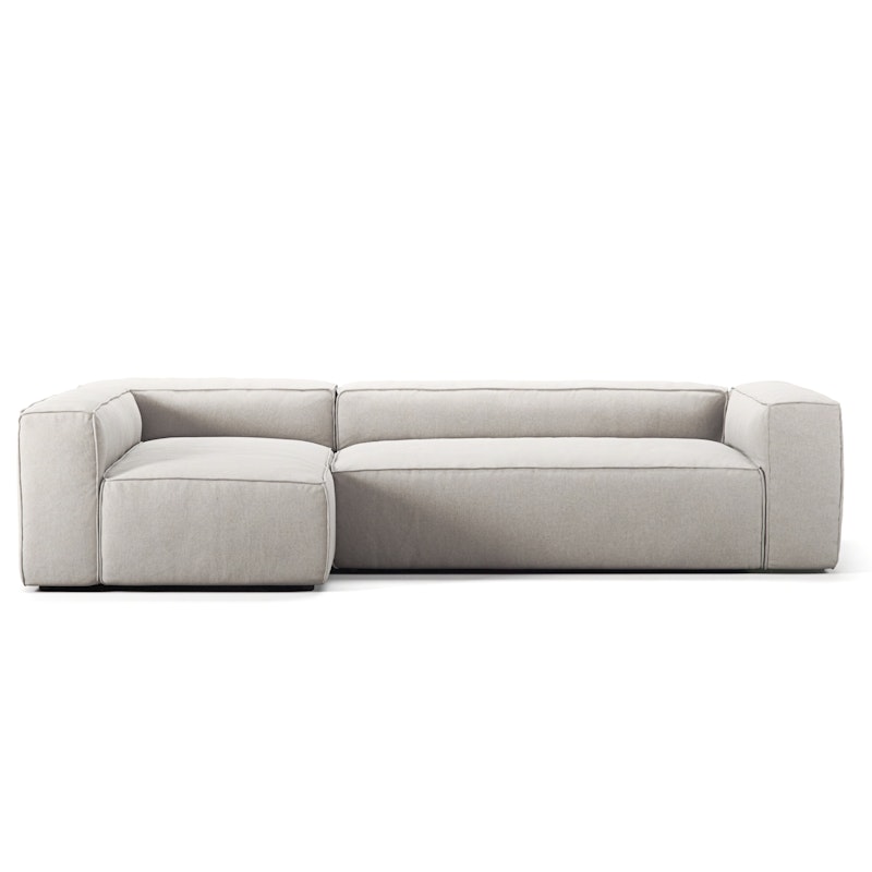 Grand 4-Personers Sofa Divan Venstre, Moon White