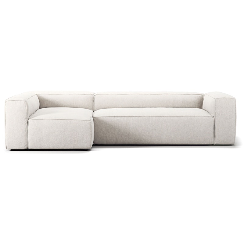 Grand 4-Personers Sofa Divan Venstre, Steam White