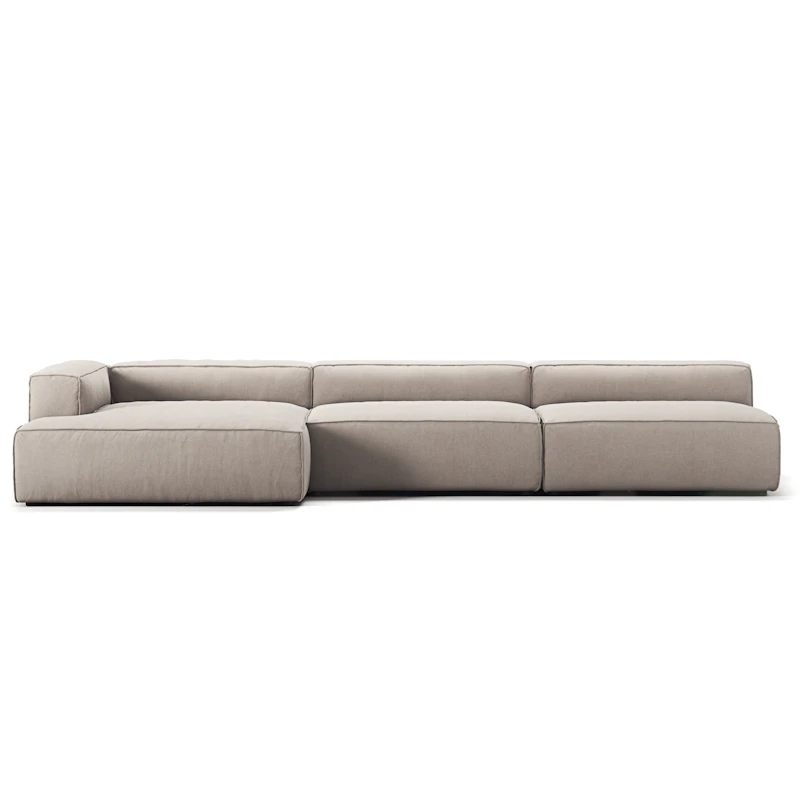 Grand 5-Personers Sofa chaiselong Venstre, Sandshell Beige