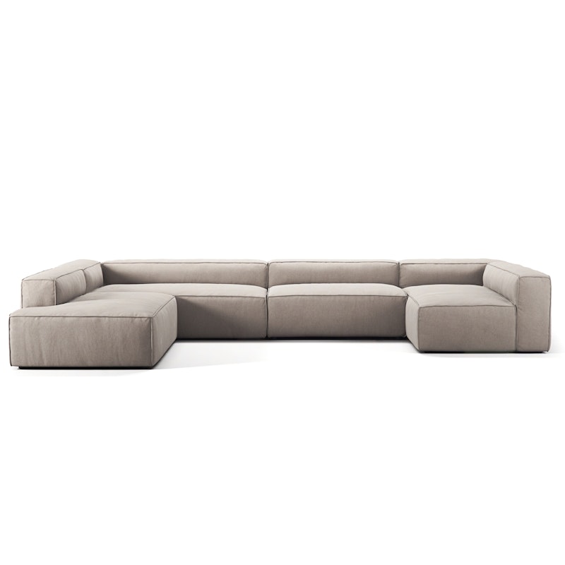 Grand 5-Personers Sofa divan Venstre, Sandshell Beige