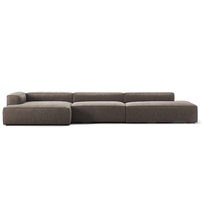 Grand 5-Personers Sofa åben ende Højre, Mole Brown