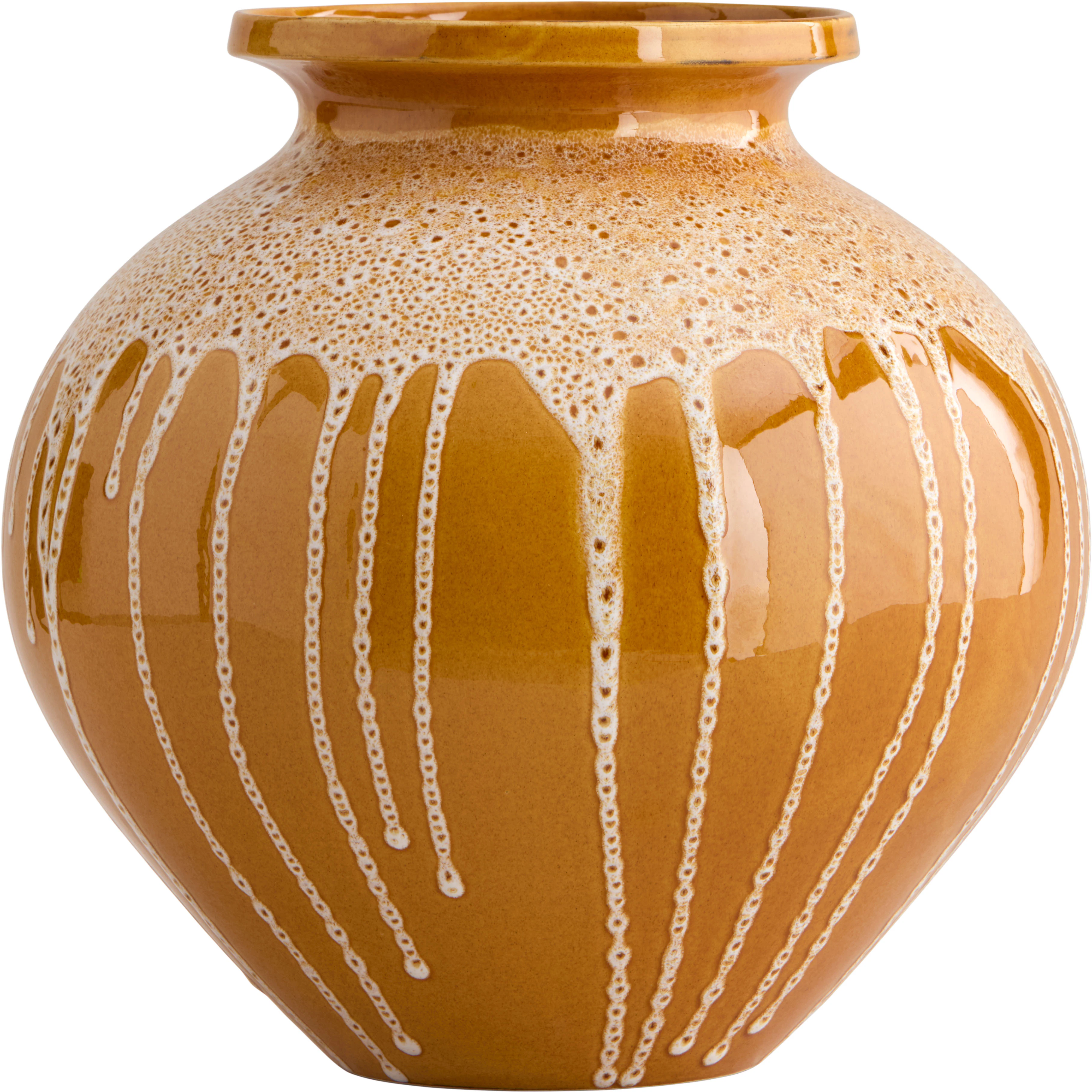 Decotique Kyoto Vase 28 Cm Cremefarvet / Honey - Vaser Lert&oslash;j Cream - 8752 DV12239