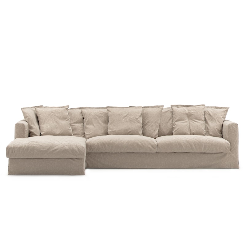 Le Grand Air 3-Personers Sofa Hør Divan Venstre, Savage Linen