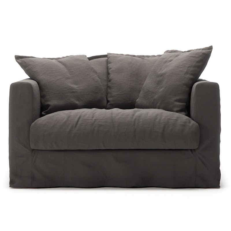 Le Grand Air Love Seat Hør, Smokey Granite