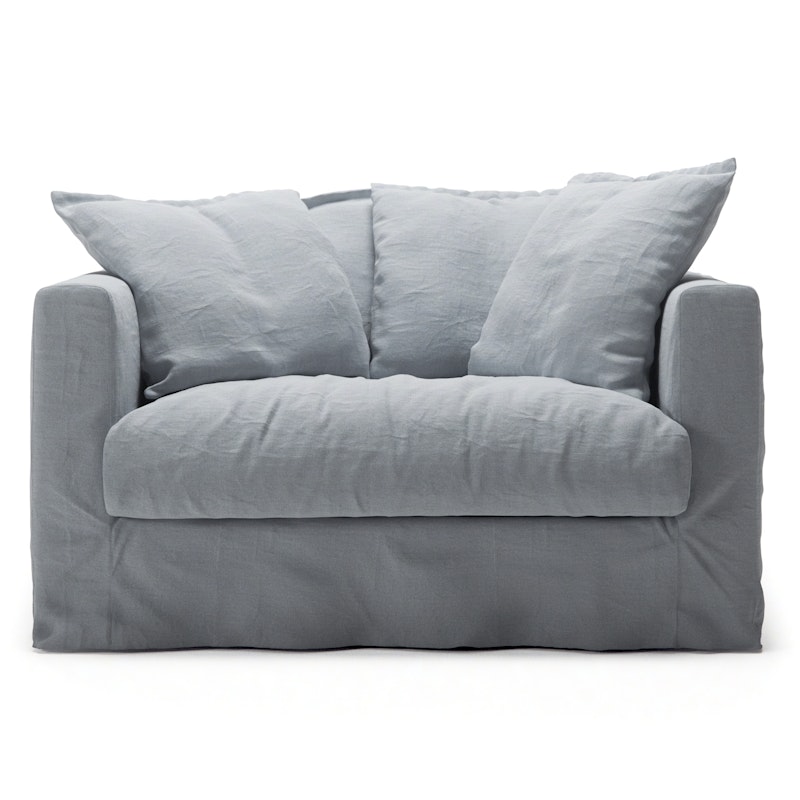 Le Grand Air Loveseat Linen Love Seat Hør, Nordic Sky