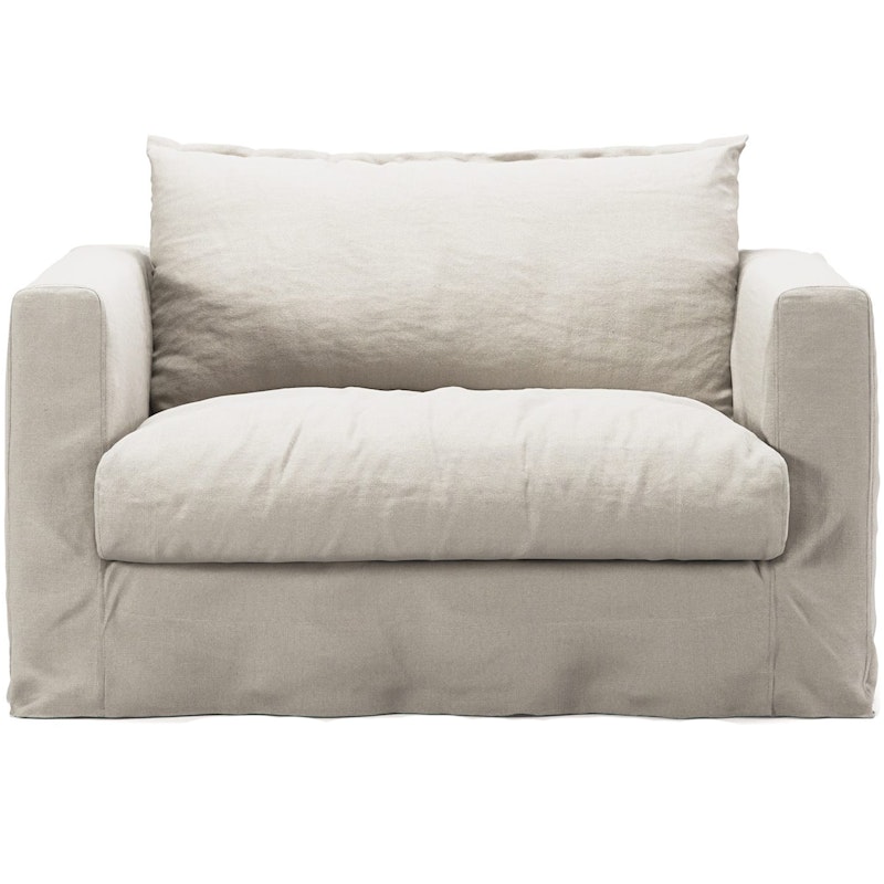 Le Grand Air Nou Love Seat Hør, Creamy White