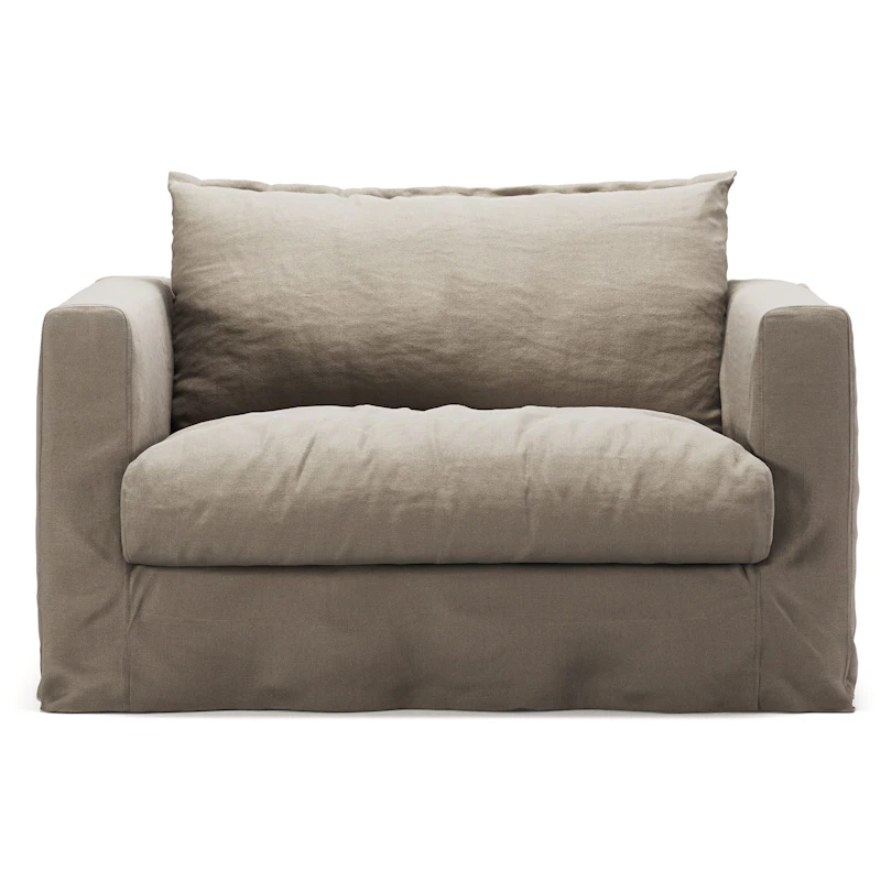 Le Grand Air Nou Love Seat Hør, Savage Linen