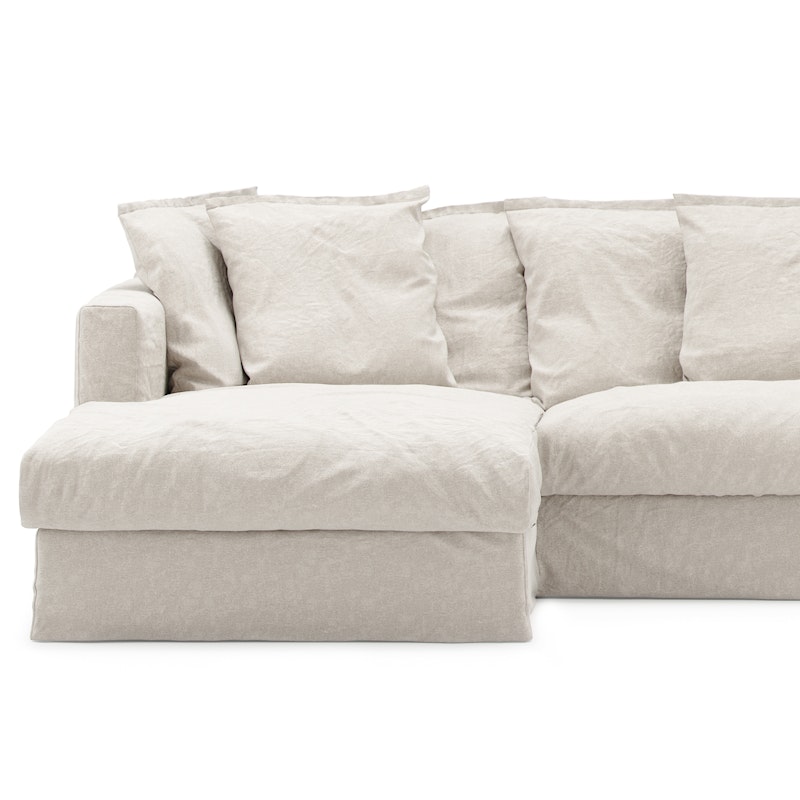 Betræk Til Le Grand Air 3-personers Sofa Hør, Creamy White