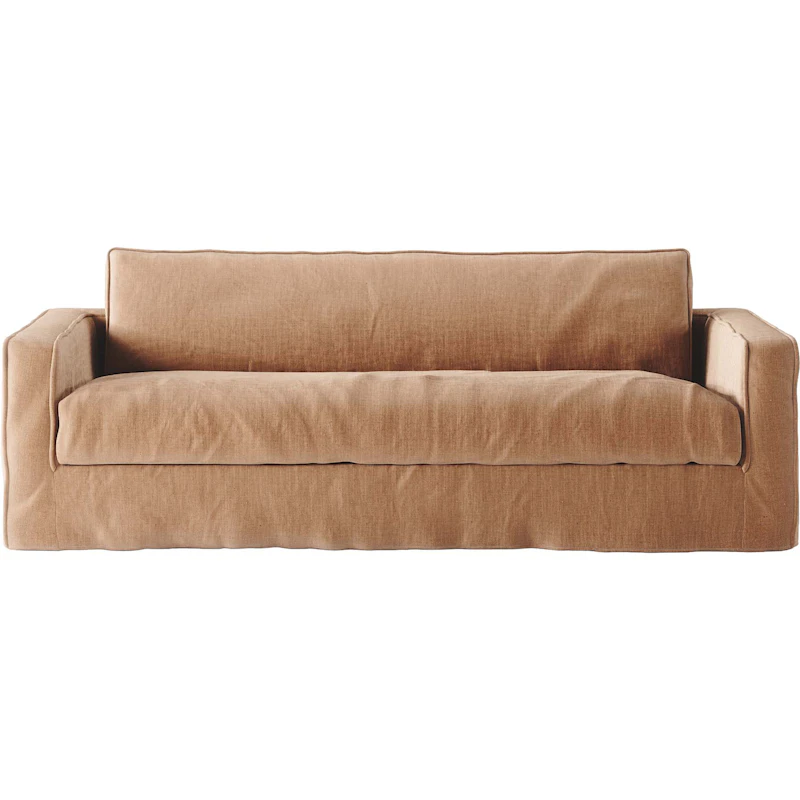 Betræk Til Loom Nest 3-Personers Sofa Linne, Taupe