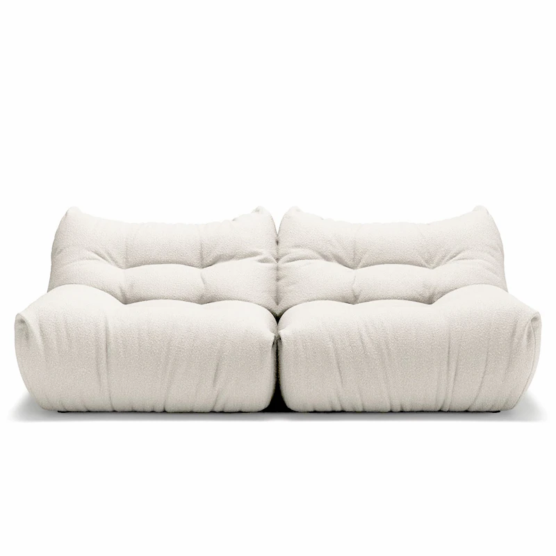 MONO 2-Personers Sofa, Steam White